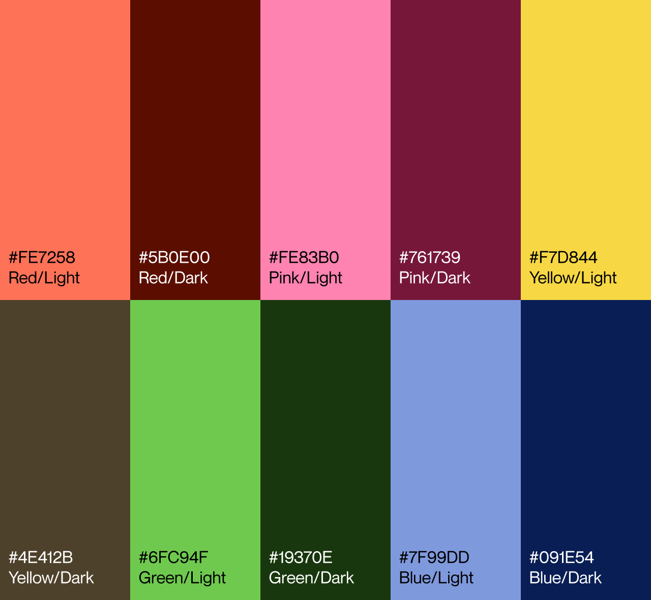 Harmony Secondary Colour Swatch